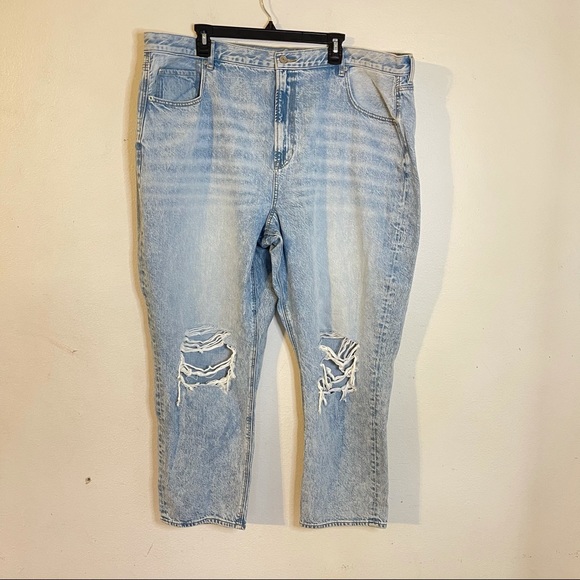 SOLD New American Eagle Plus Size Mom Jeans Size 24 - Picture 2 of 10
